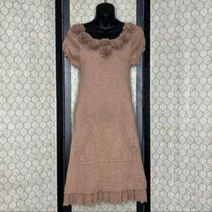 To The Max Short Sleeve Sweater Dress
